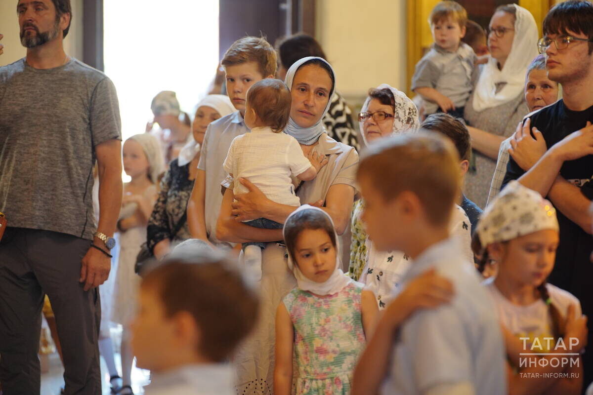 «Дети должны воспитываться в таком духе, чтобы понимать, что приход в храм – это всегда праздник»Фото: © Владимир Васильев / «Татар-информ»