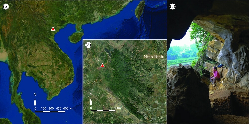 Расположение пещеры Тхунгбинь 1.