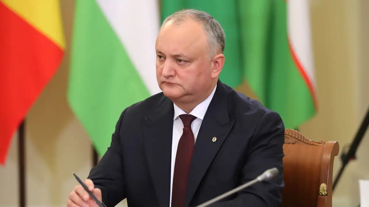    Экс-президент Молдовы Игорь Додон.