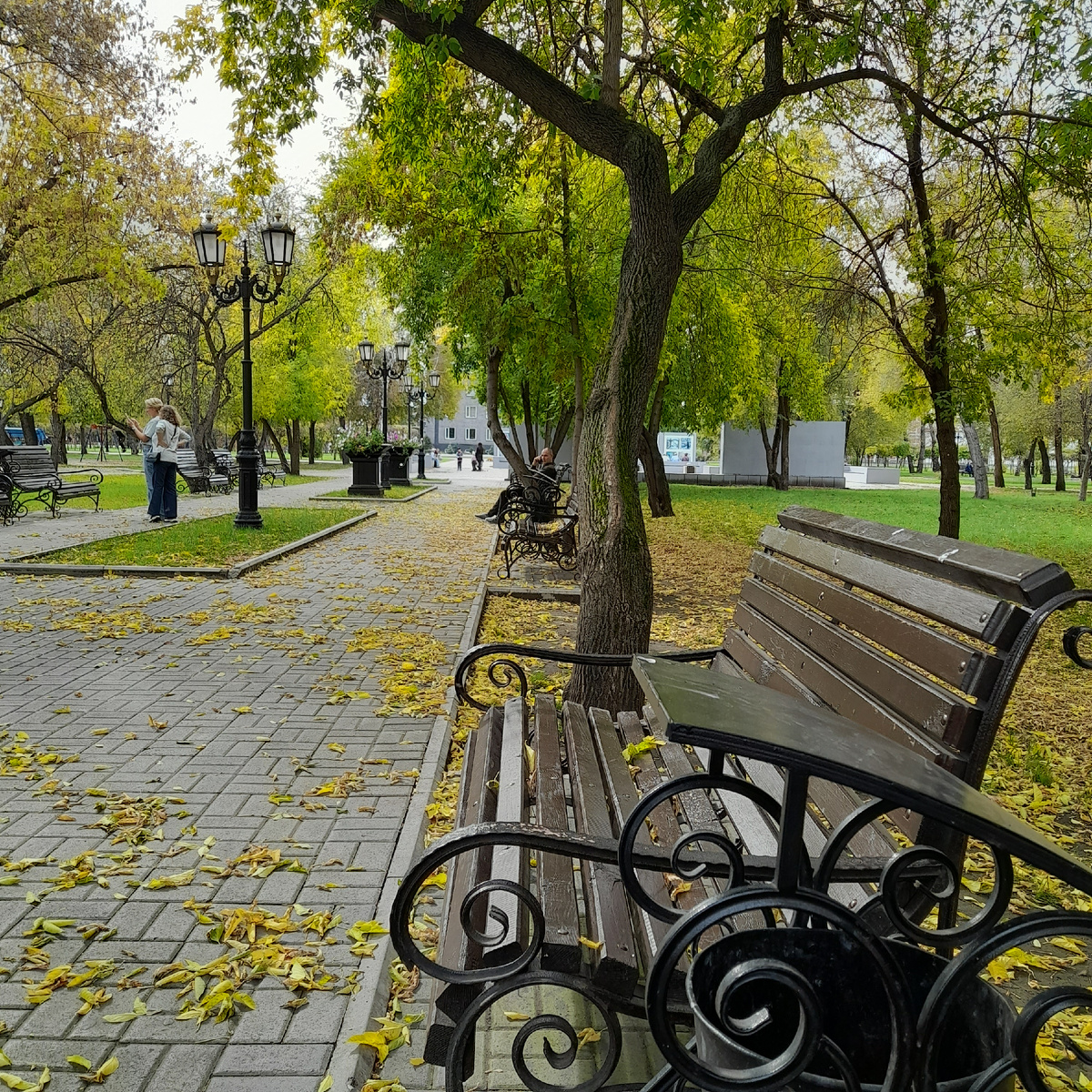 Фото автора.  Минусинский сквер