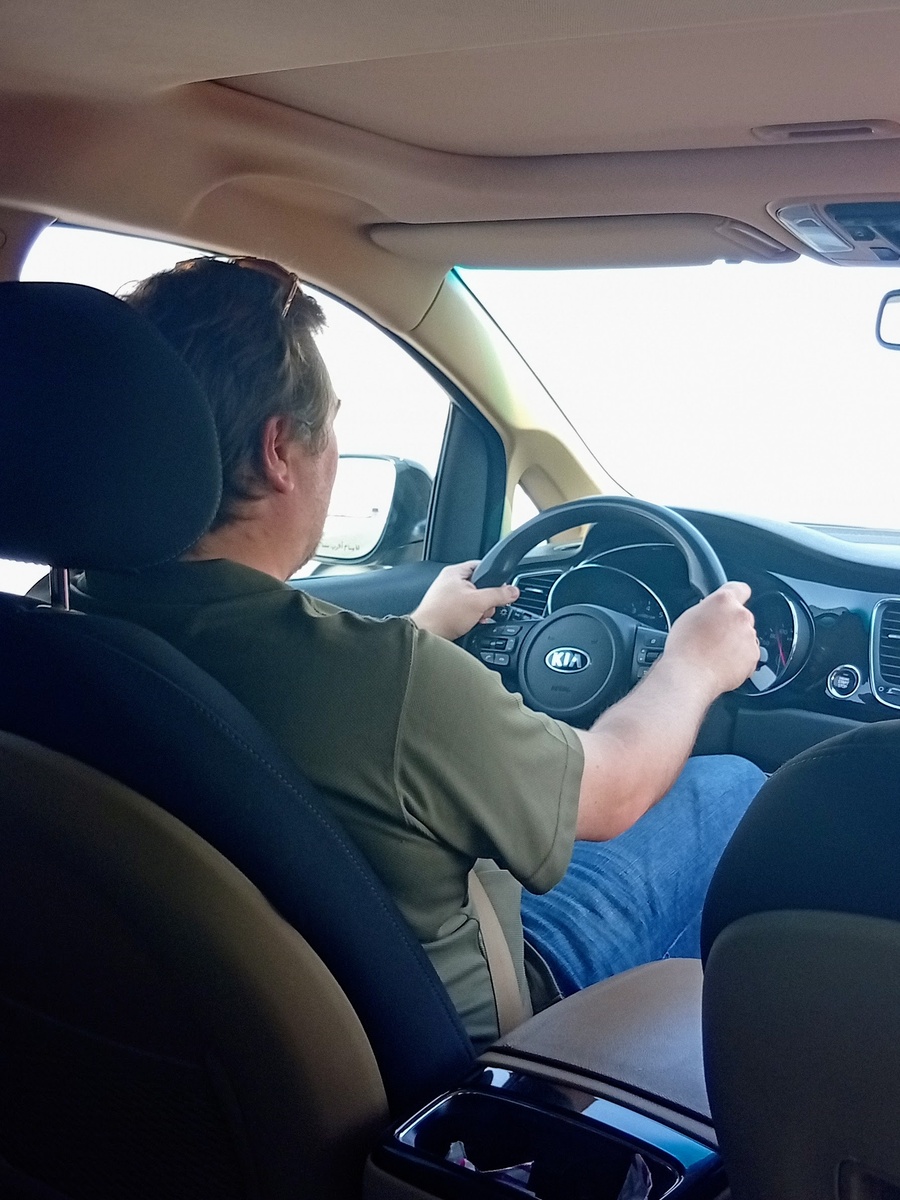 На Kia Carnival. Фото из личного архива автора.