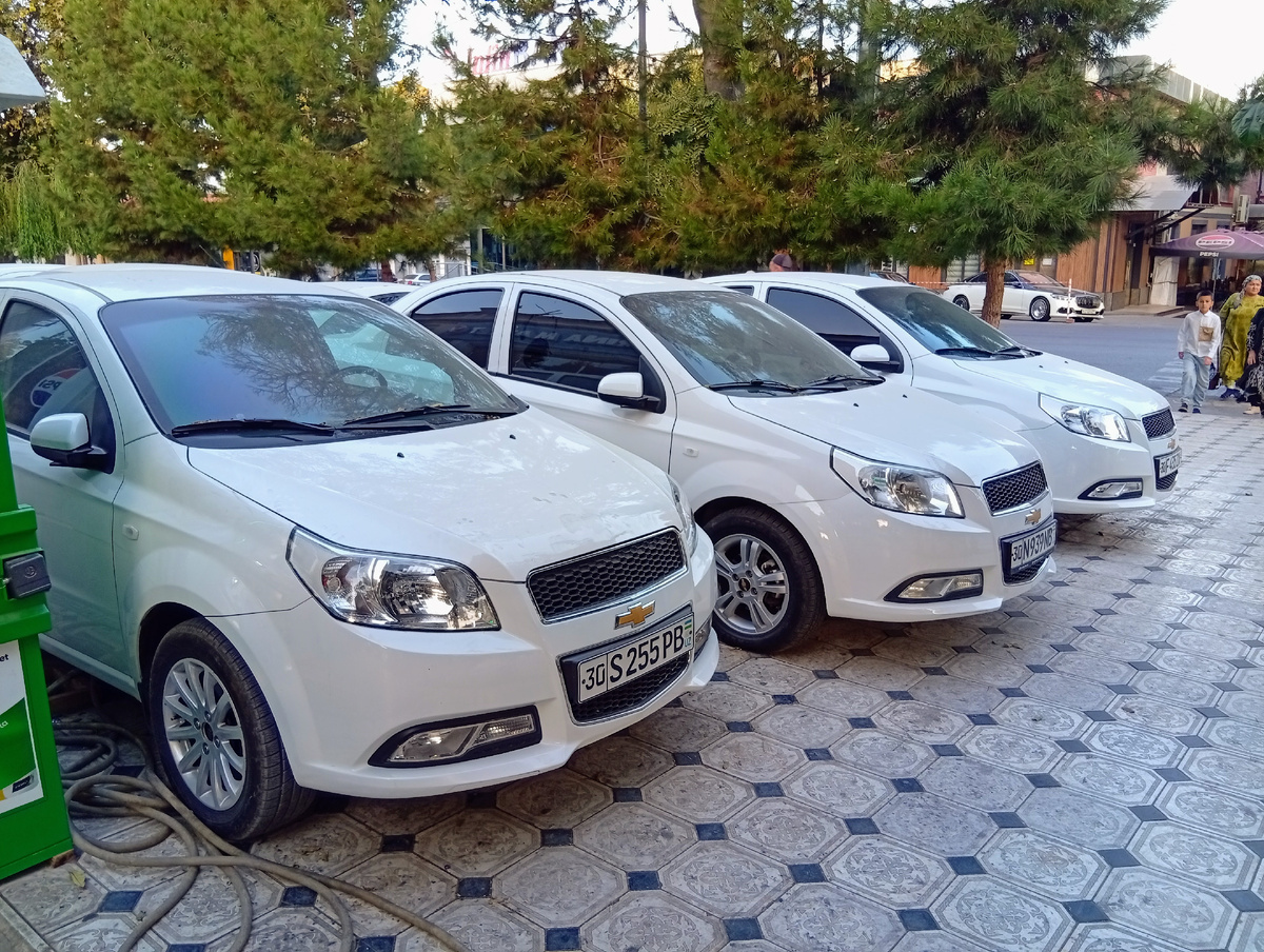 Chevrolet Cobalt, самый распространённый седан в Узбекистане. Фото из личного архива автора.