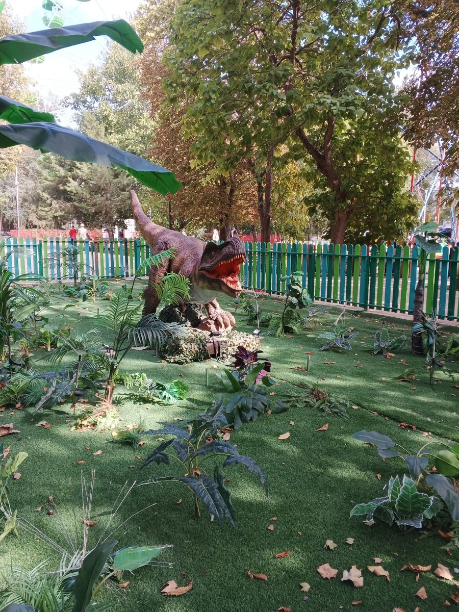 Может здоровается, а может пугает. Фото Галины Малышевой.