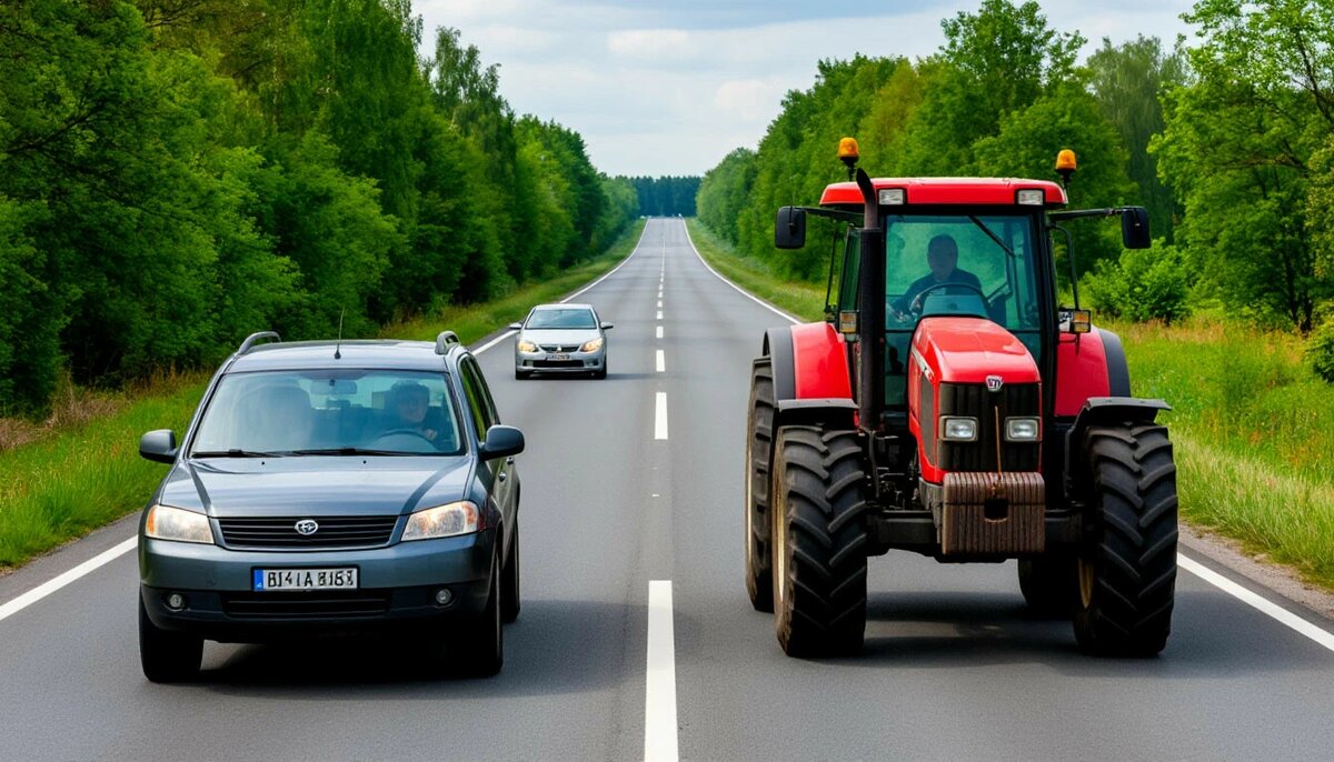    Постановление верховного суда: разрешается ли обогнать тихоход через сплошную, если он движется медленнее 30 км/час