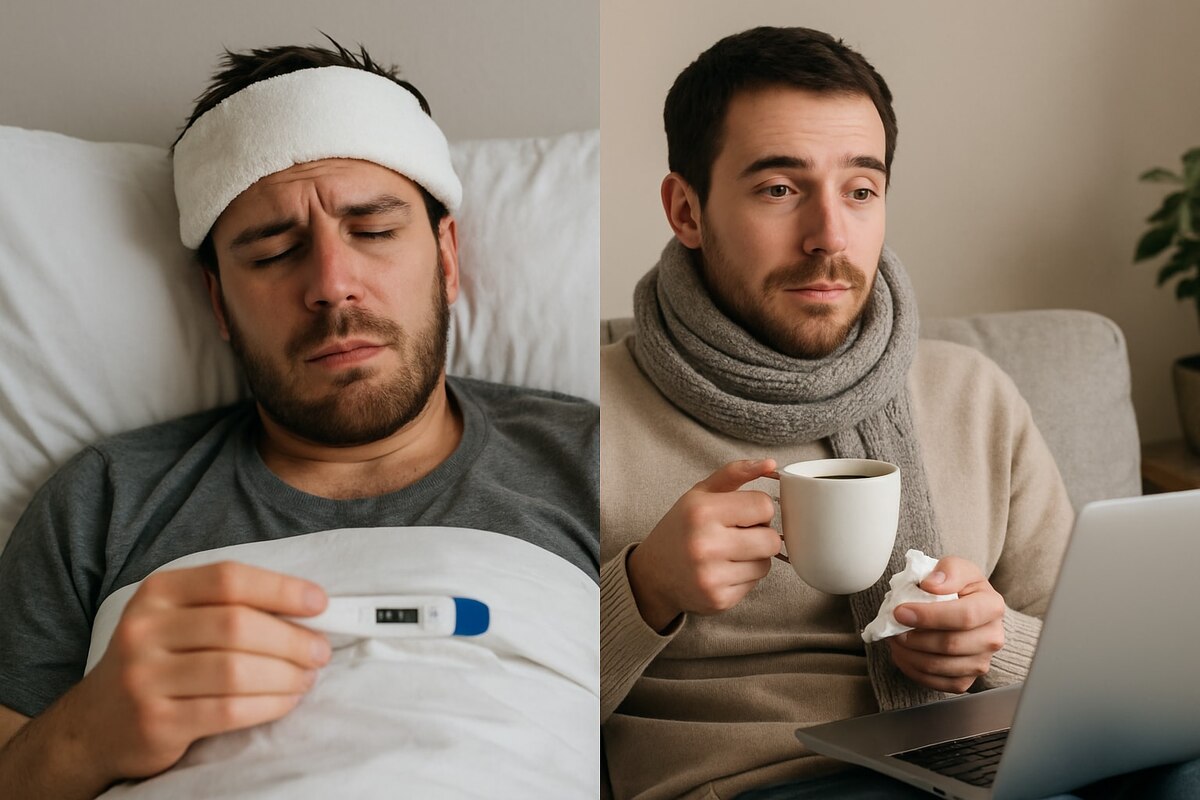 Симптомы у гриппа и других ОРВИ похожи. Но есть нюансы. Изображение by supa.ru