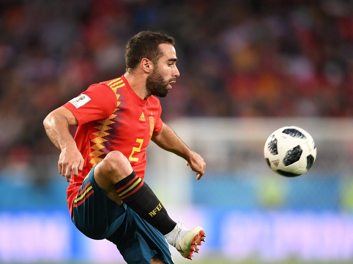    Защитник испанцев Дани Карвахаль© РИА Новости / Григорий Сысоев