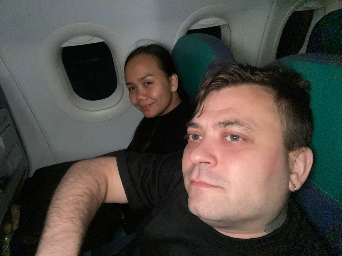 Наше фото из самолета.