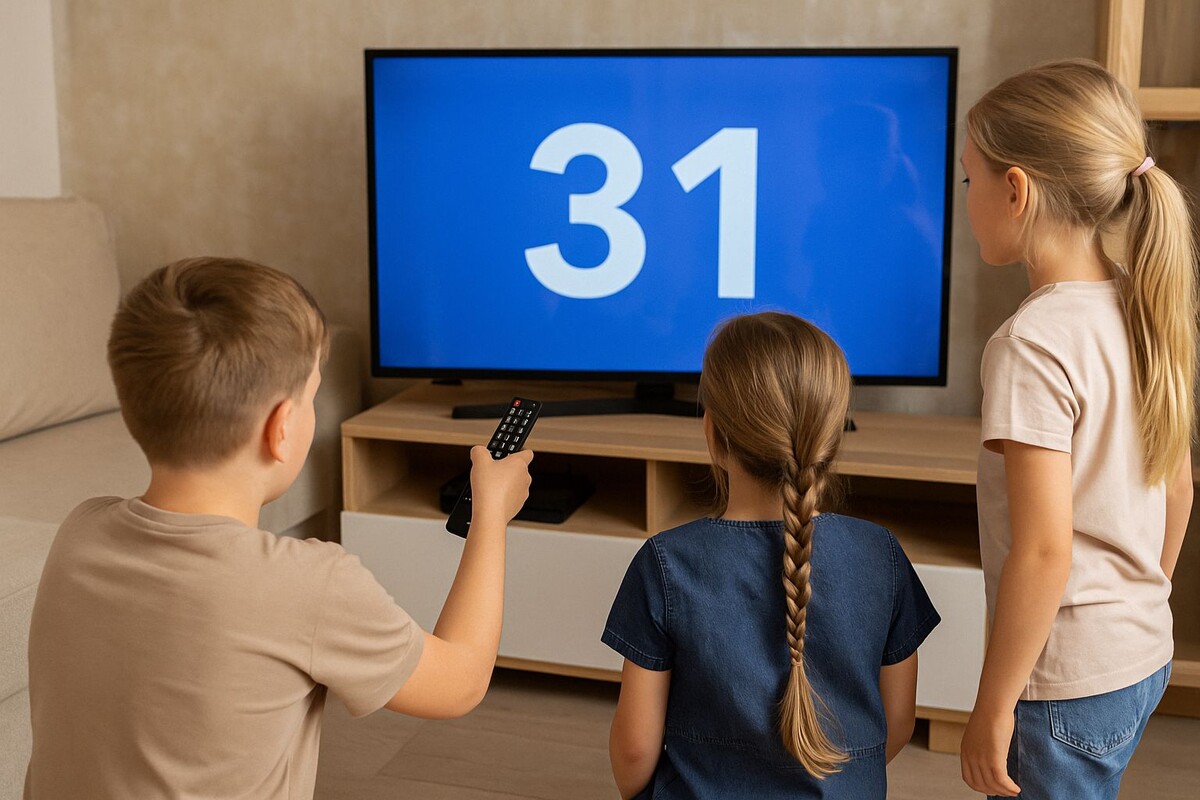 Загадка на экране телевизора