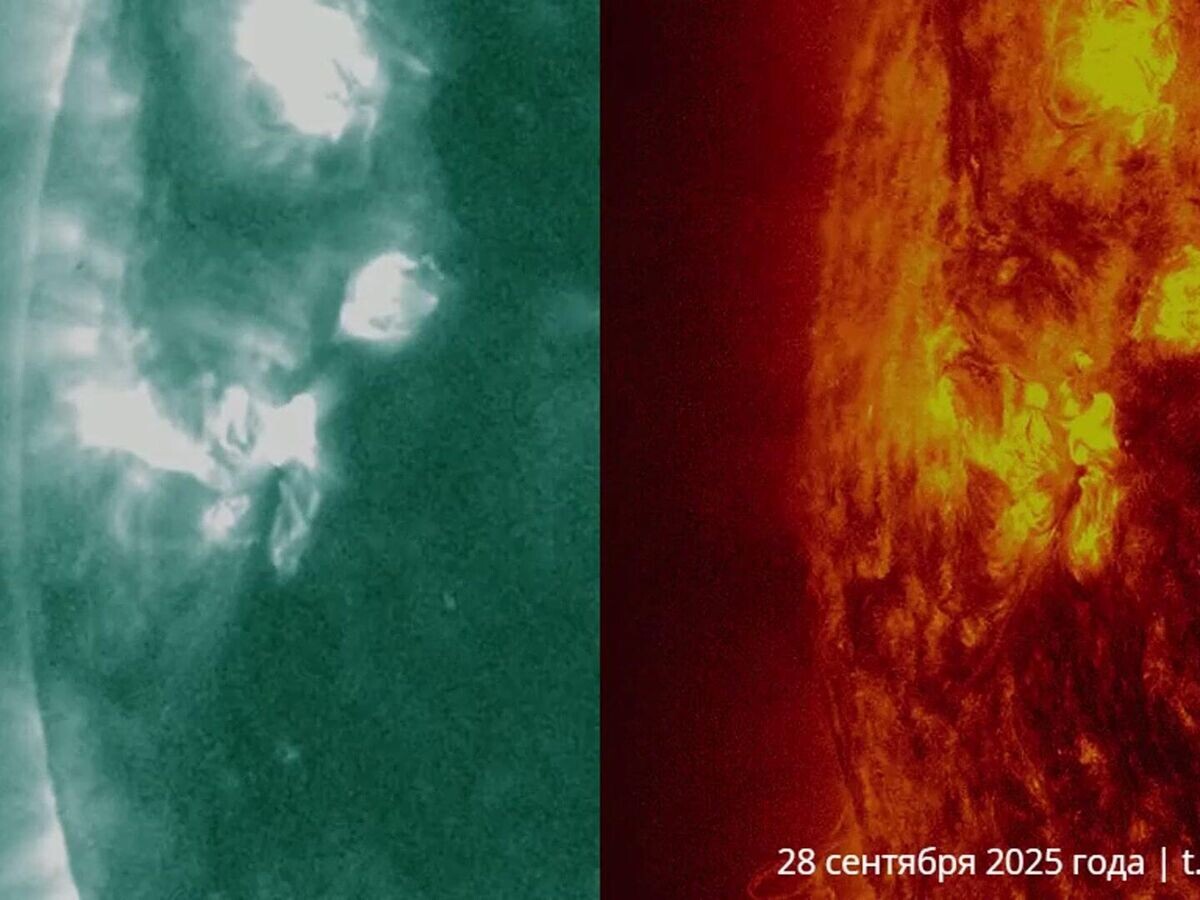    Импульсная вспышка на Солнце© ИКИ РАН