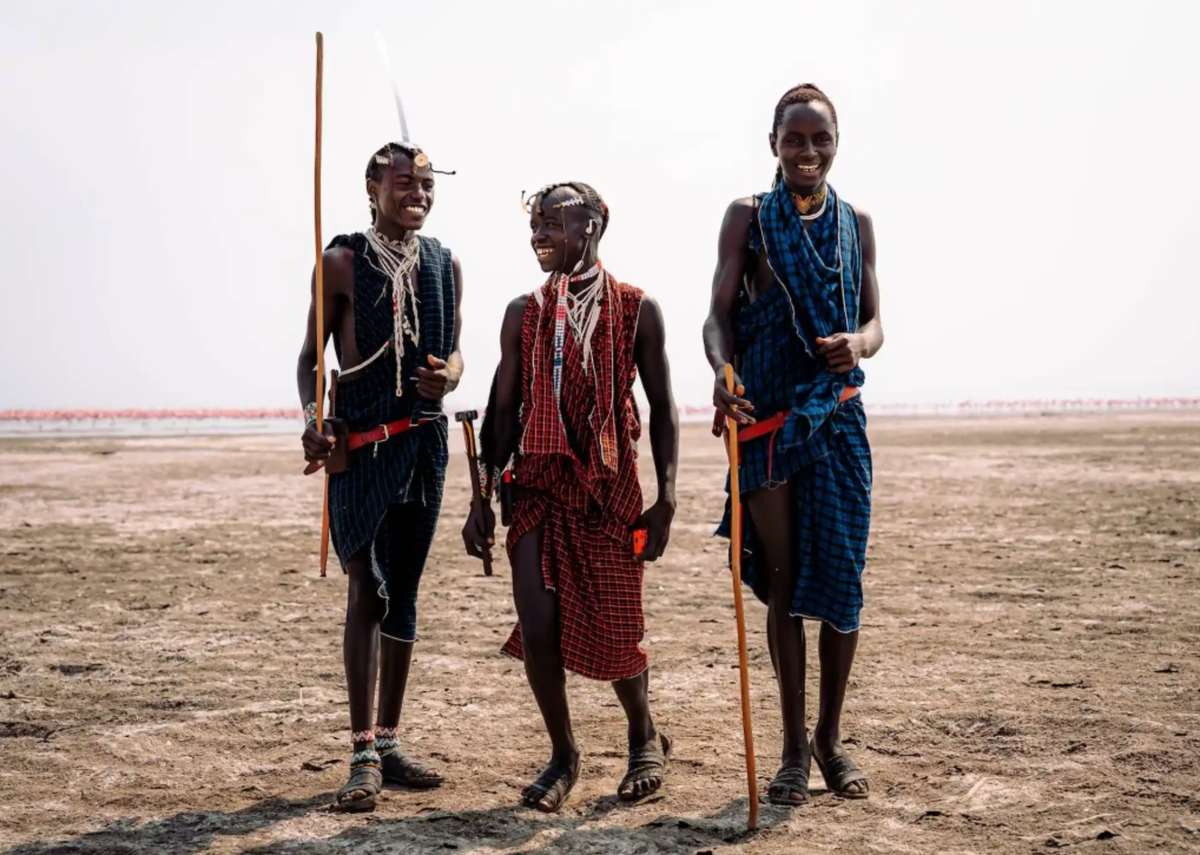 Представители племени масаи — одного из самых известных африканских народов