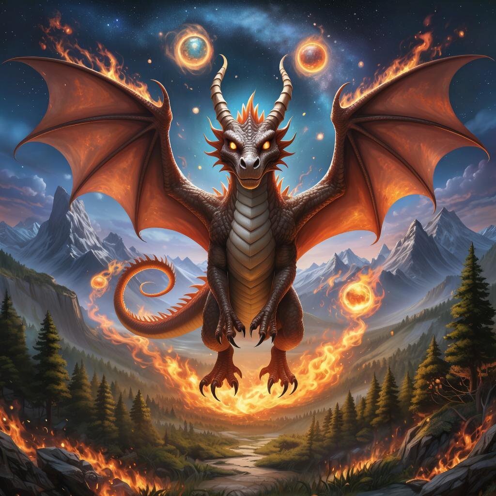 Существо Дракон, культура - Китайская и Европейская, в представлении	огнедышащий, чешуйчатый, могучий. Символизм: Сила, мудрость и хаос.