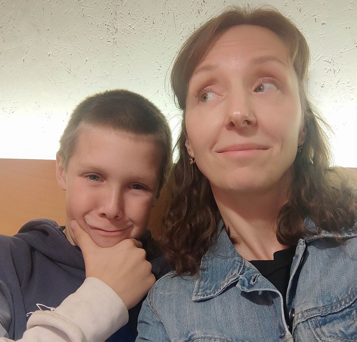 Я и Ваня, чего-то изображаем