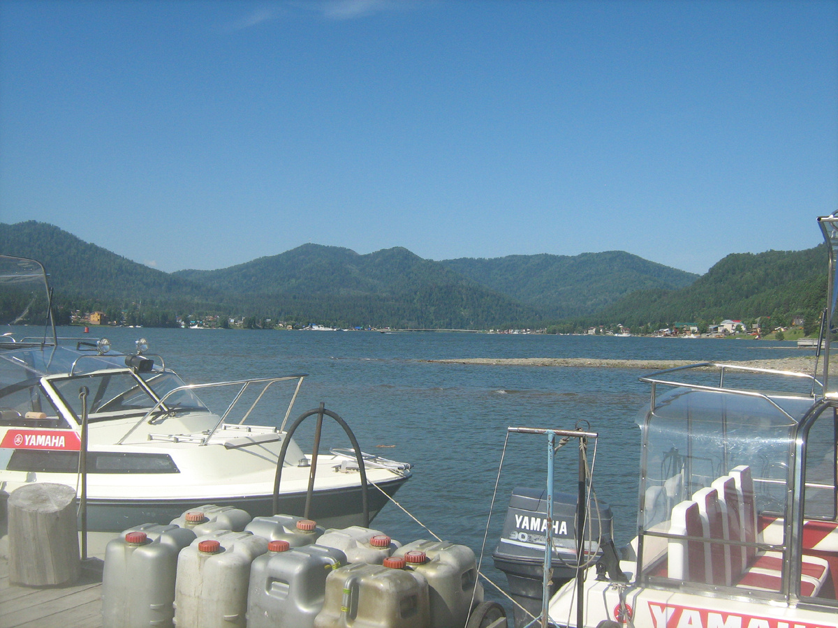 Телецкое озеро, Алтай - пристань