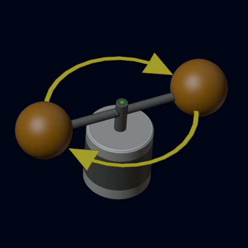Двигатель с шарами равной массы. 
