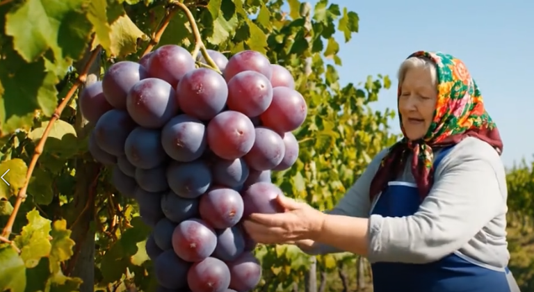 Бабушка думает, что вырастить такие плоды ей помогает удобрение из помета слона. А ведь это гетерозис. Изошутка из популярного видеоролика 