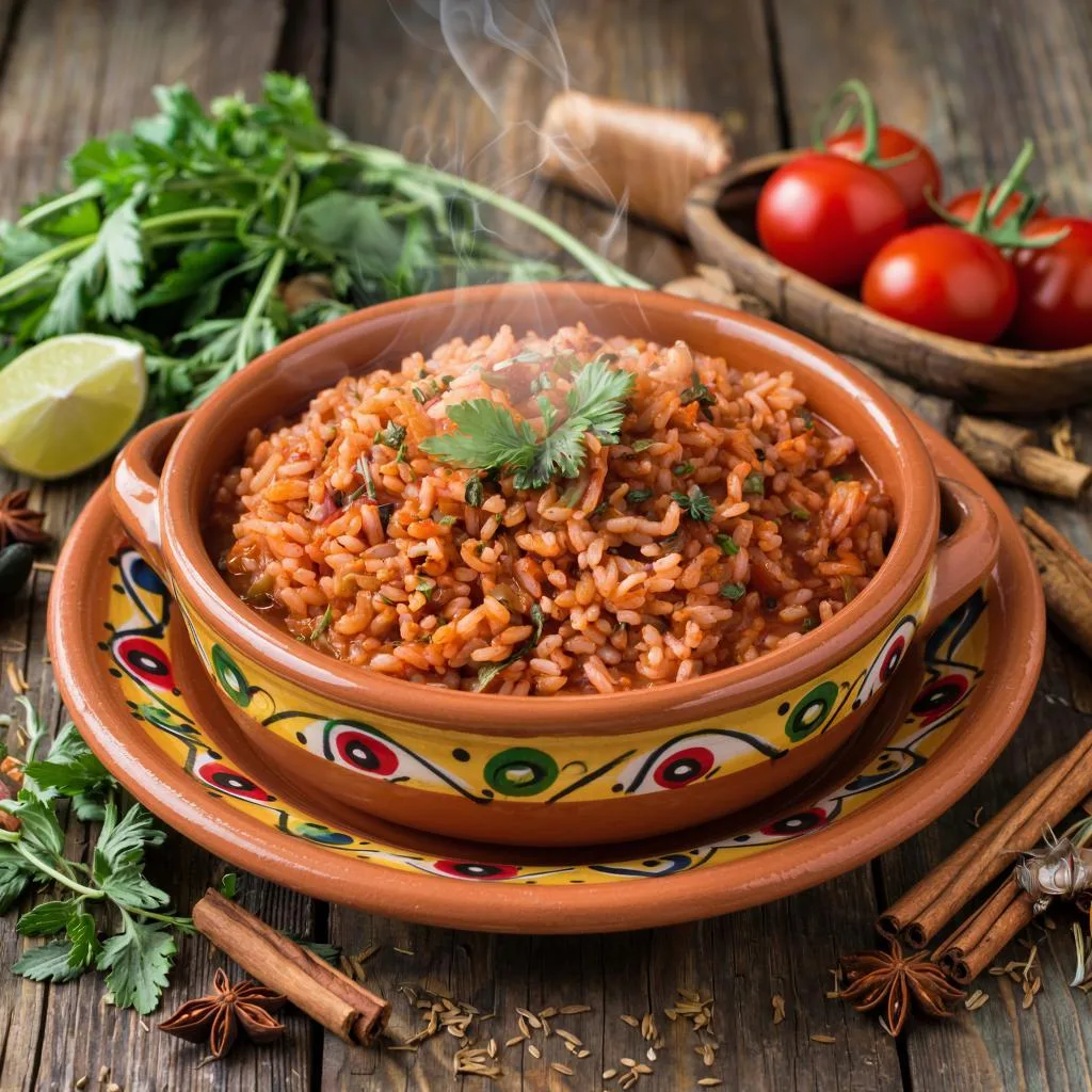 ▌ Аппетитный рецепт мексиканского красного риса 🍚🔥