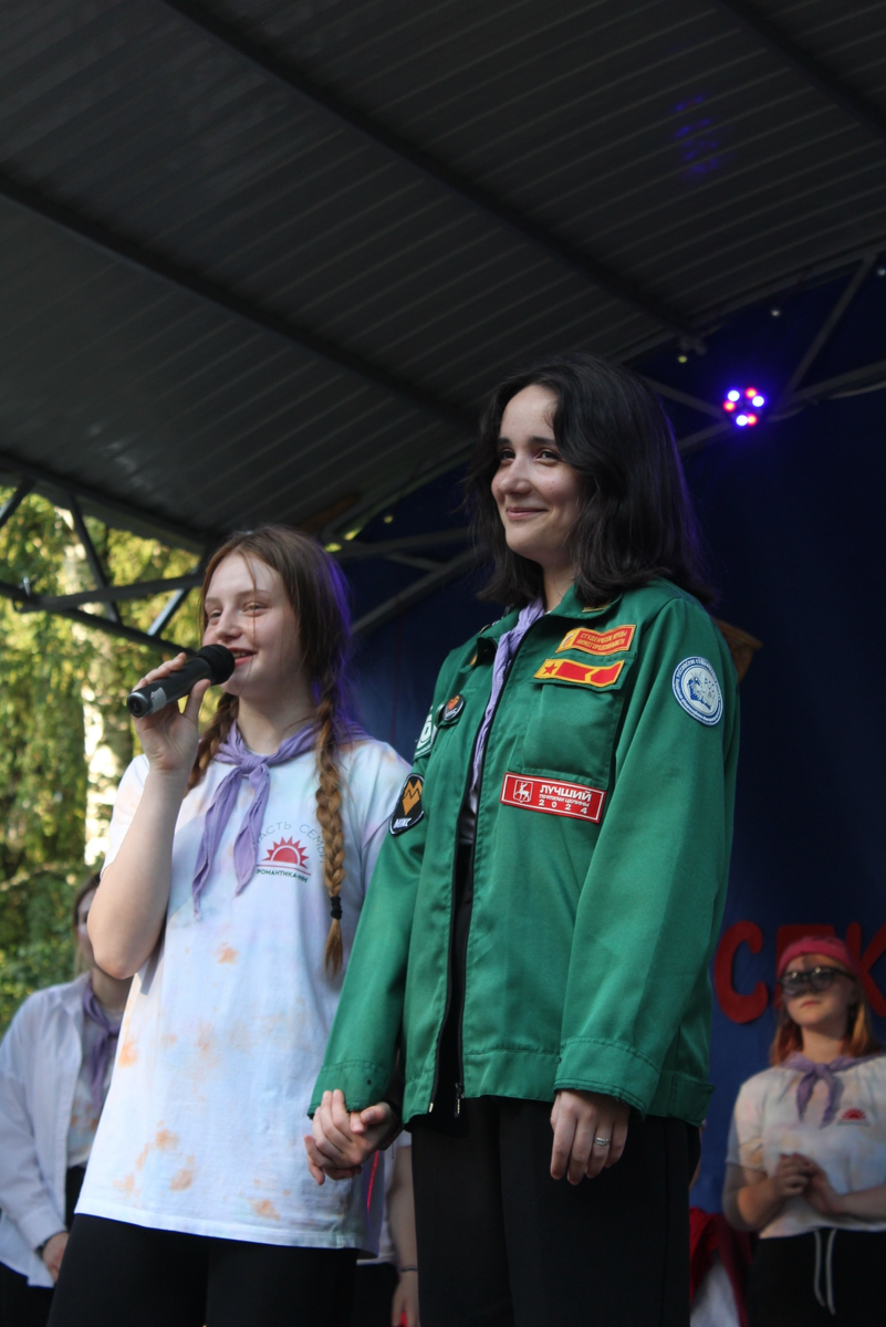 Светлана Мыльникова, командир  Студенческого педагогического отряда «MIKC»