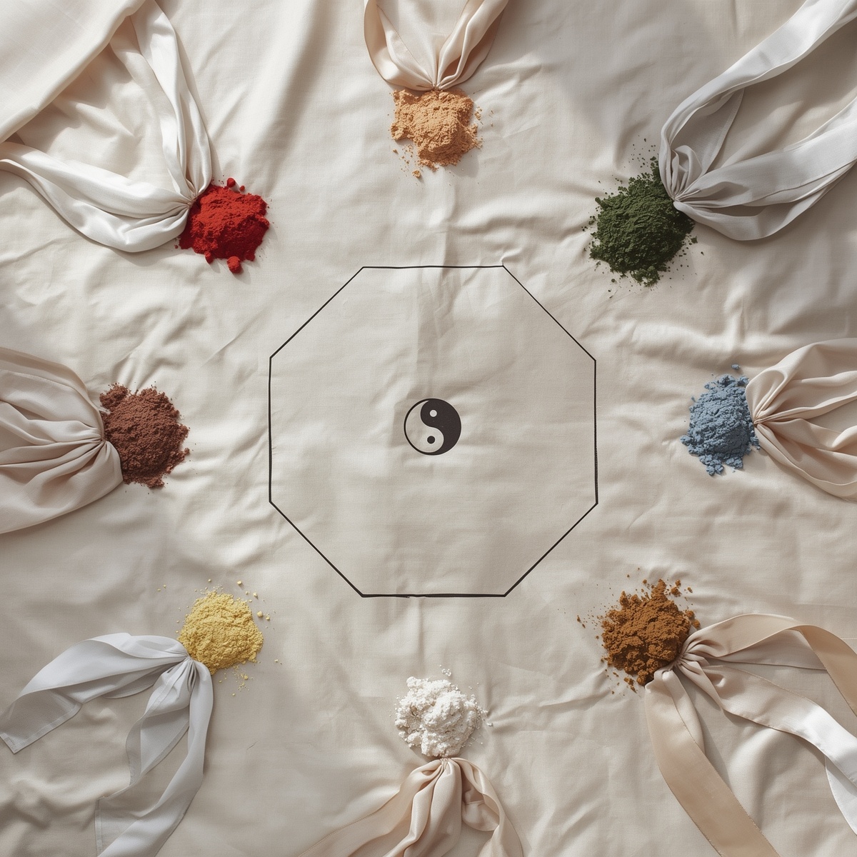 В основе цветовой теории фэн-шуй лежит концепция Пяти Элементов (У-Син)