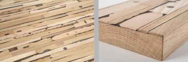 Оригинальный и необычный вид восстановленной древесины "Replex". Внешне напоминает грузовые поддоны. Однако качество изделий реально высокое