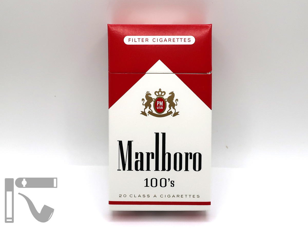 Сигареты Marlboro Red 100's Box. Фото: © канал "Уголок Курильщика"
