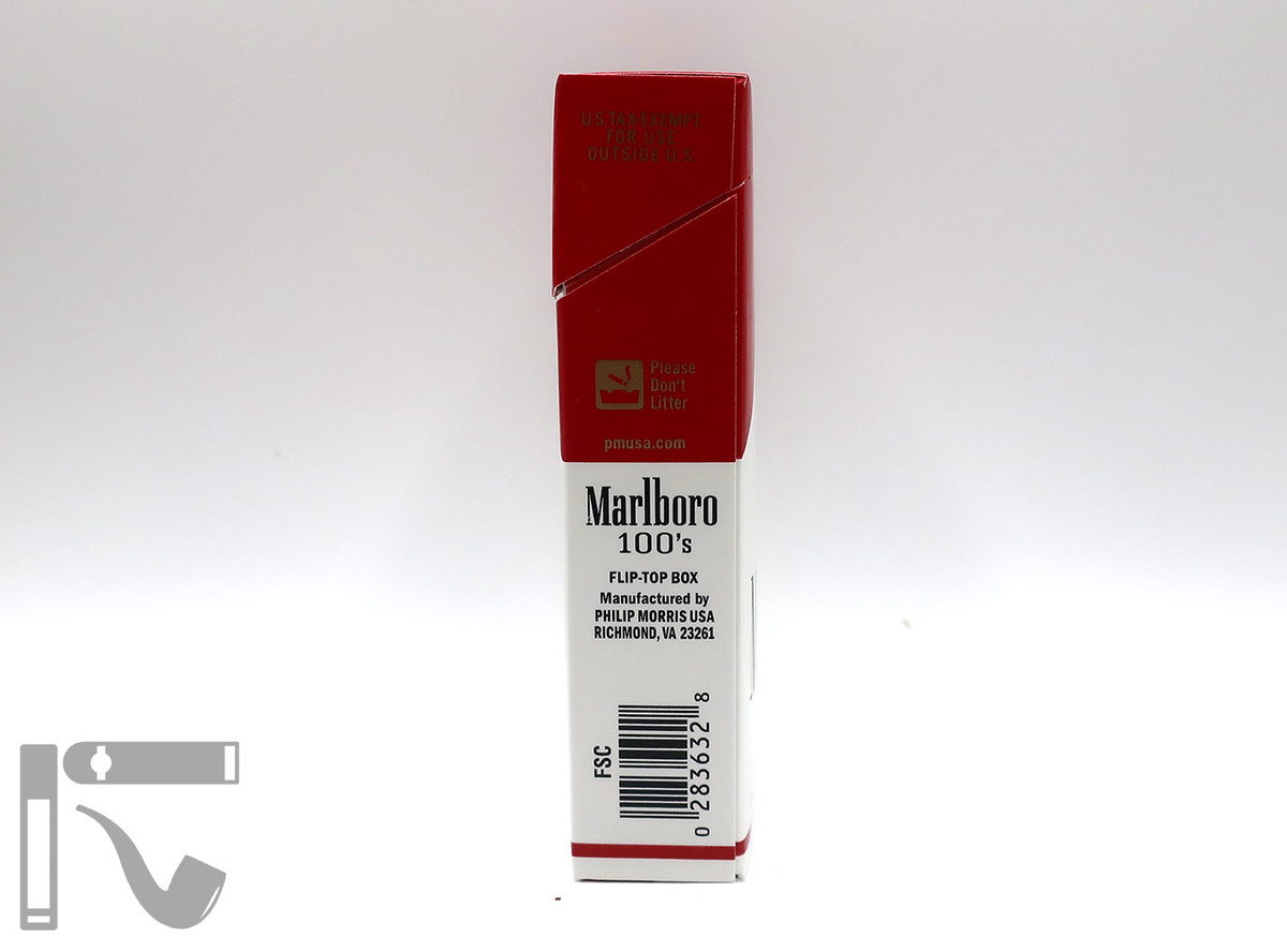 Сигареты Marlboro Red 100's Box. Фото: © канал "Уголок Курильщика"