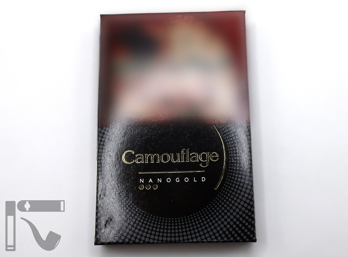 Сигареты Camouflage Nano Gold. Фото: © канал "Уголок Курильщика"