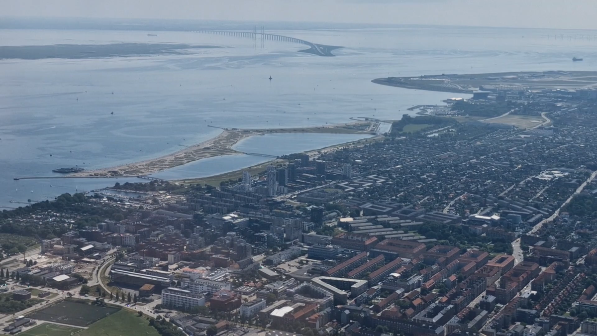 "Эресуннская линия" - мост, искусственный остров и подводный тоннель