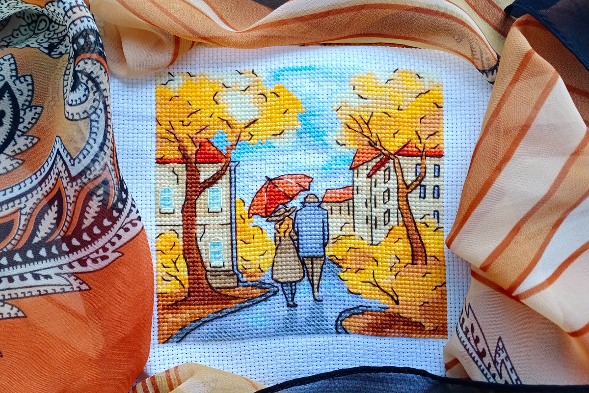 Осенняя прогулка, дизайнер Татьяна Коваленкова