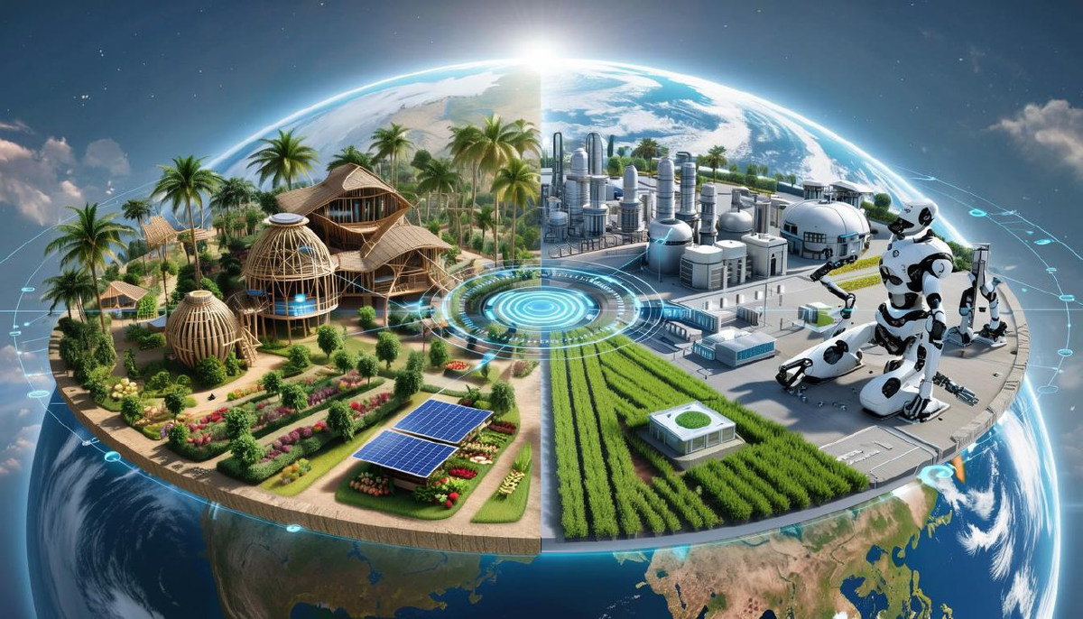 распределенная цивилизация Север-Юг