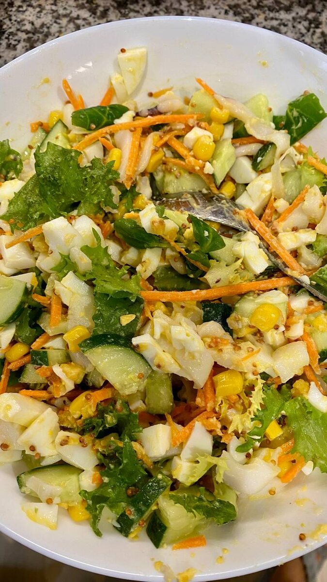 Салат с кальмарами рецепт
