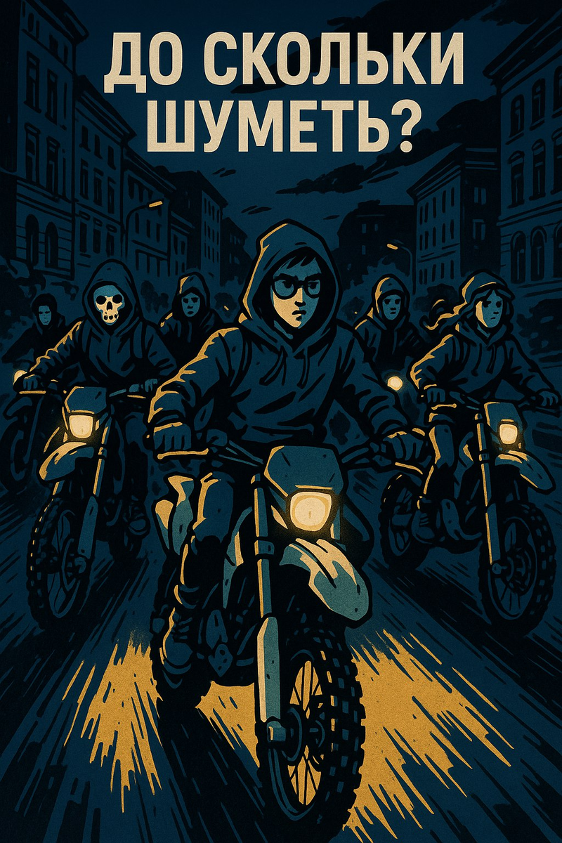 Ревут по ночам: до скольки можно шуметь на мотоцикле и эндуро?