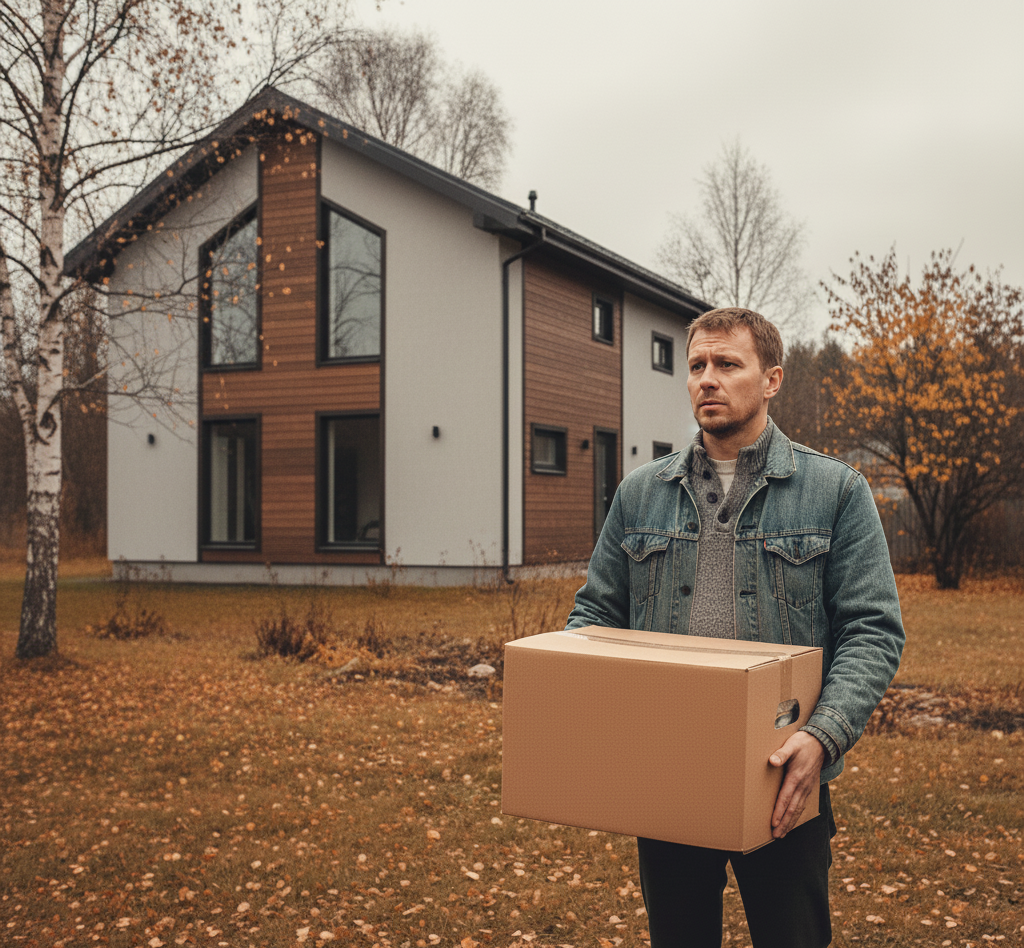 По документам дом мой. И земля моя. А ты тут никто