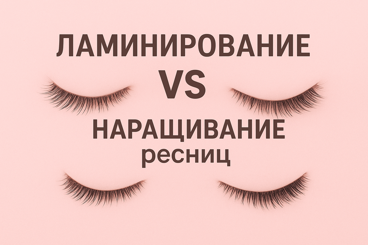 Ламинирование ресниц или наращивание 