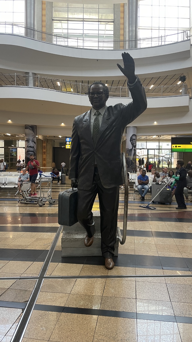 Узнали приветствующего в аэропорту?