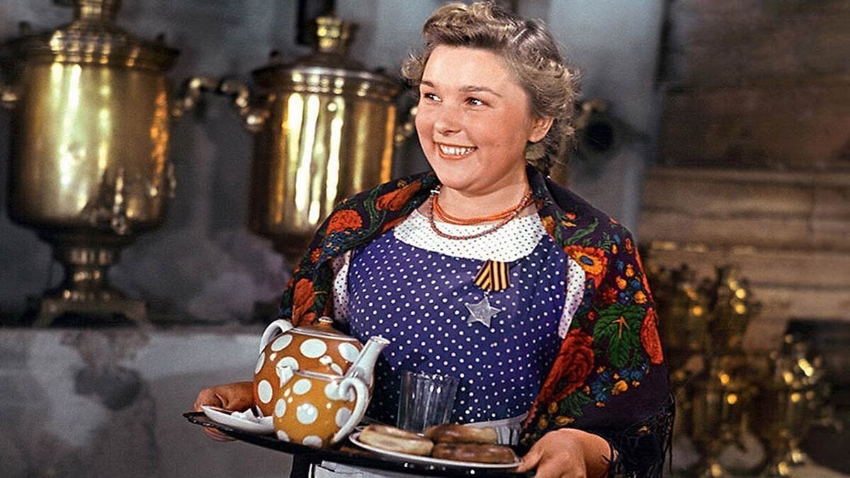   Кадр из фильма «Сказание о земле Сибирской», киностудия «Мосфильм», 1947 г.