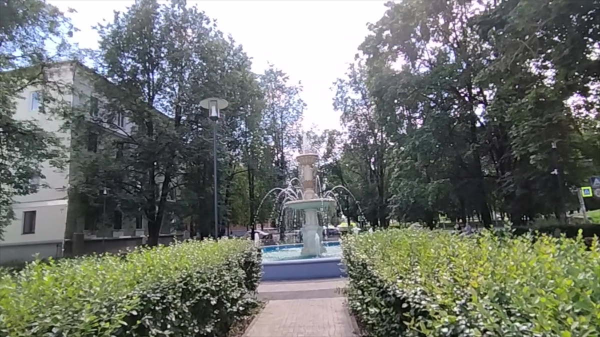 Фонтан в сквере Печати