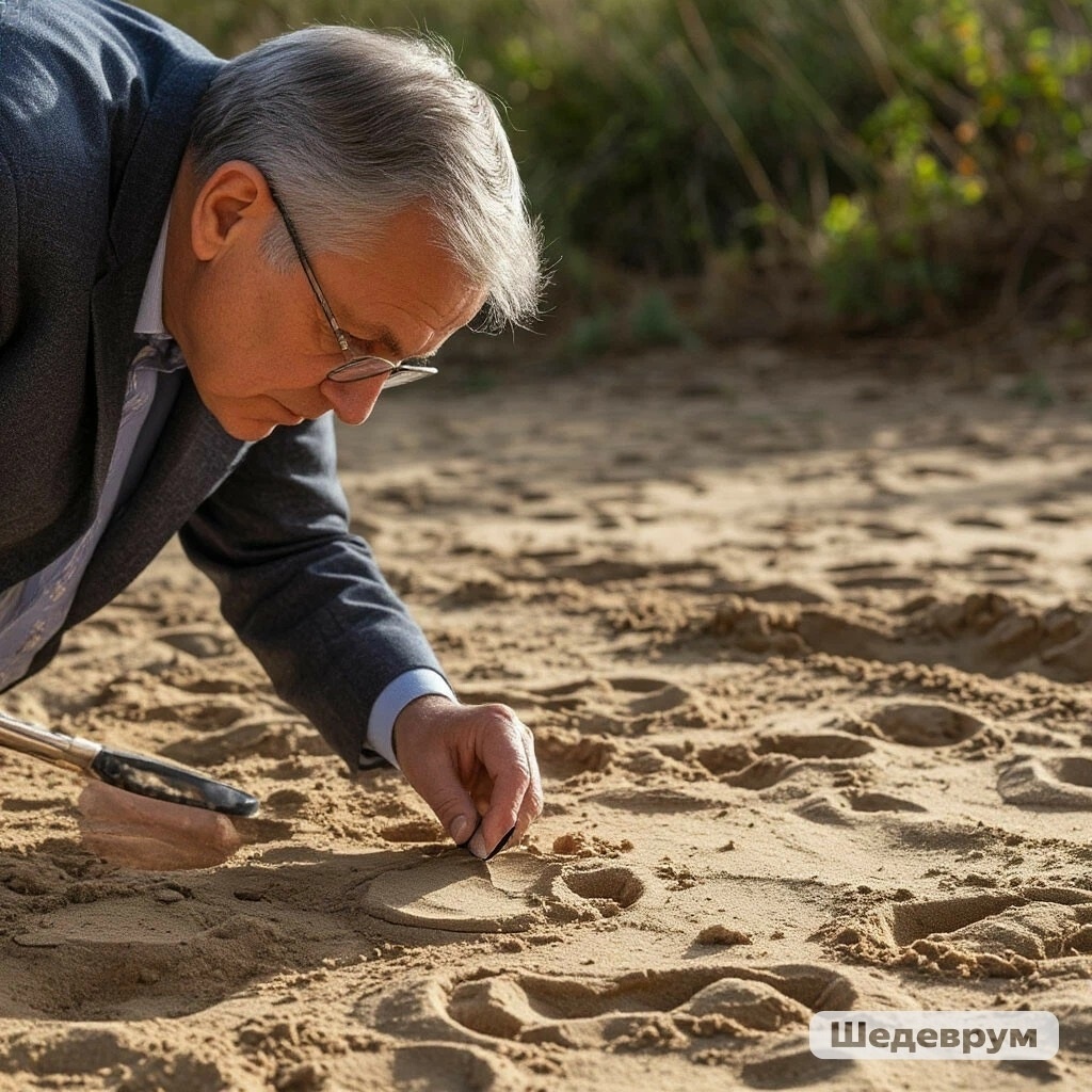 Какие-то следы странные, нечеловеческие!