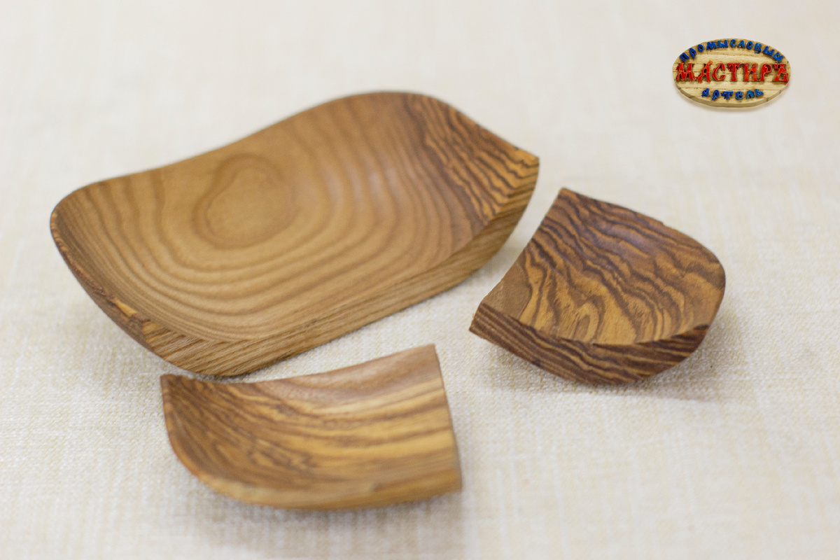 Полновесная пропитка тарелок натуральными маслом м воском.