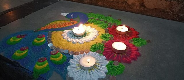    Indian Folk Rangoli Art Culture Василий Соколов
