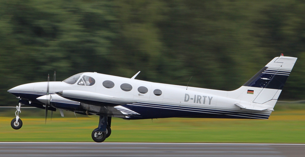 Разбившийся в авиакатастрофе, Cessna 340.