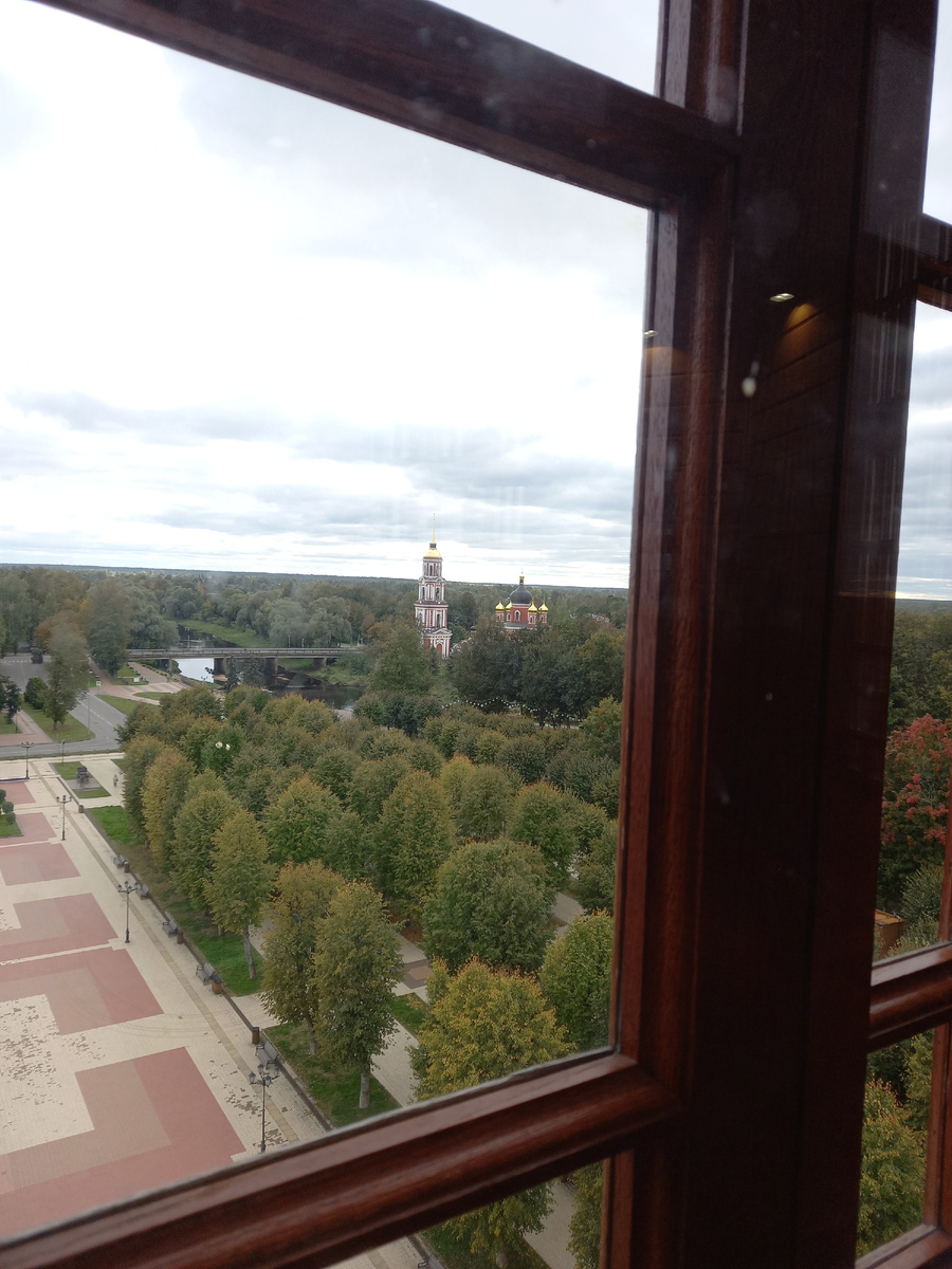 вид из водонапорной башни