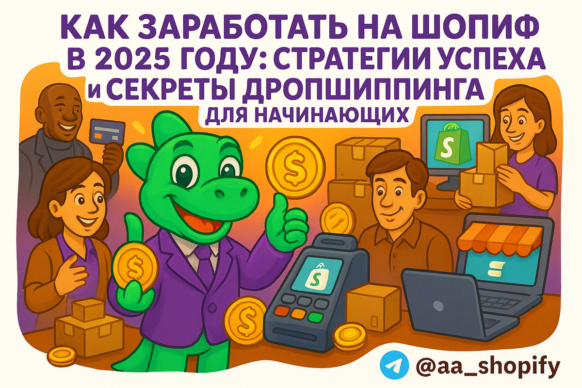    Как заработать на Шопифай в 2025 году: стратегии успеха и секреты дропшиппинга для начинающих aa_ecom