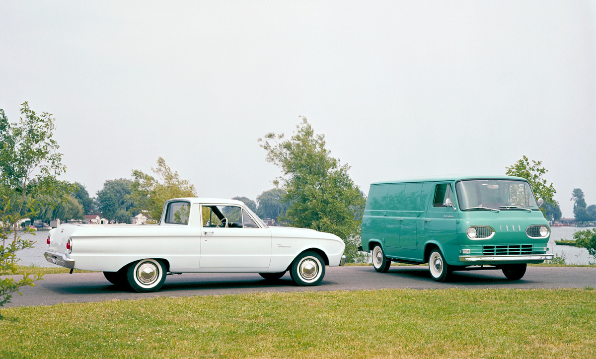 Ford Falcon Ranchero Pickup, Ford Econoline Cargo Van