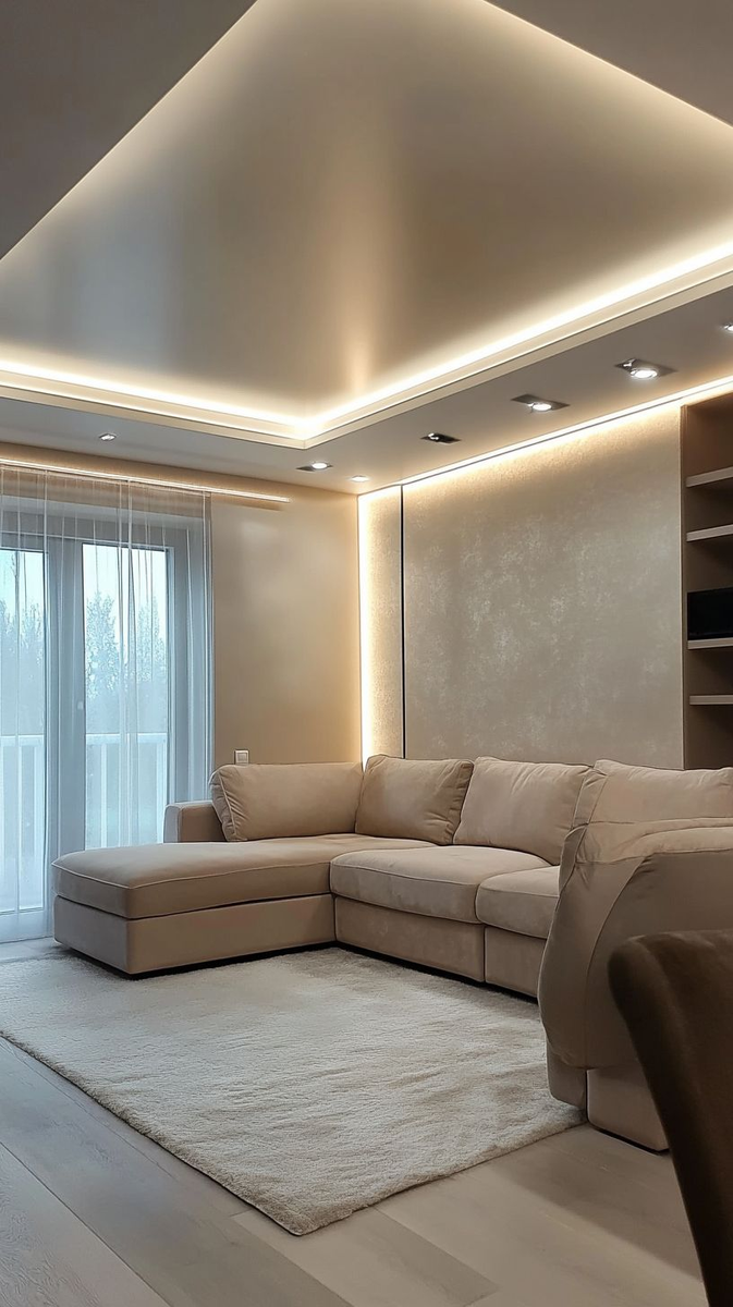 Натяжные потолки. Студия интерьеров Ольги Филипповой