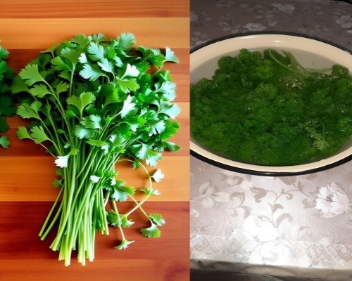 Петрушка узколистная и кудрявая