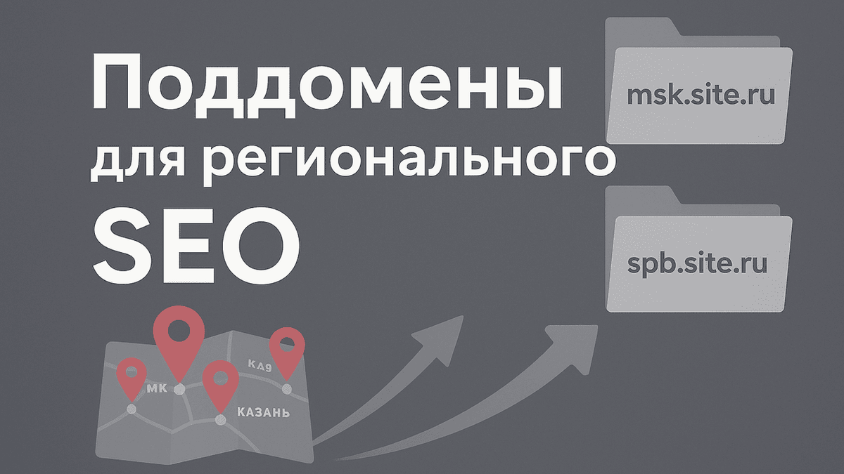 Поддомены для регионального SEO