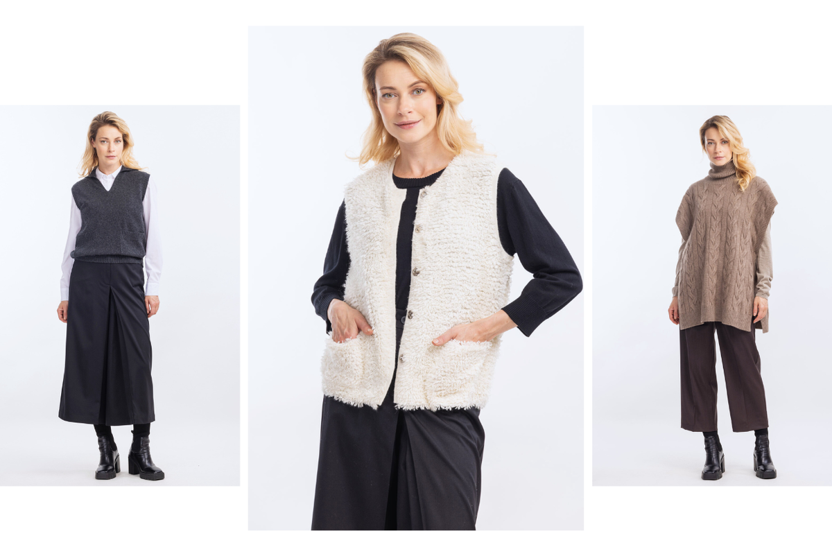 Жилеты от KHAN.CASHMERE