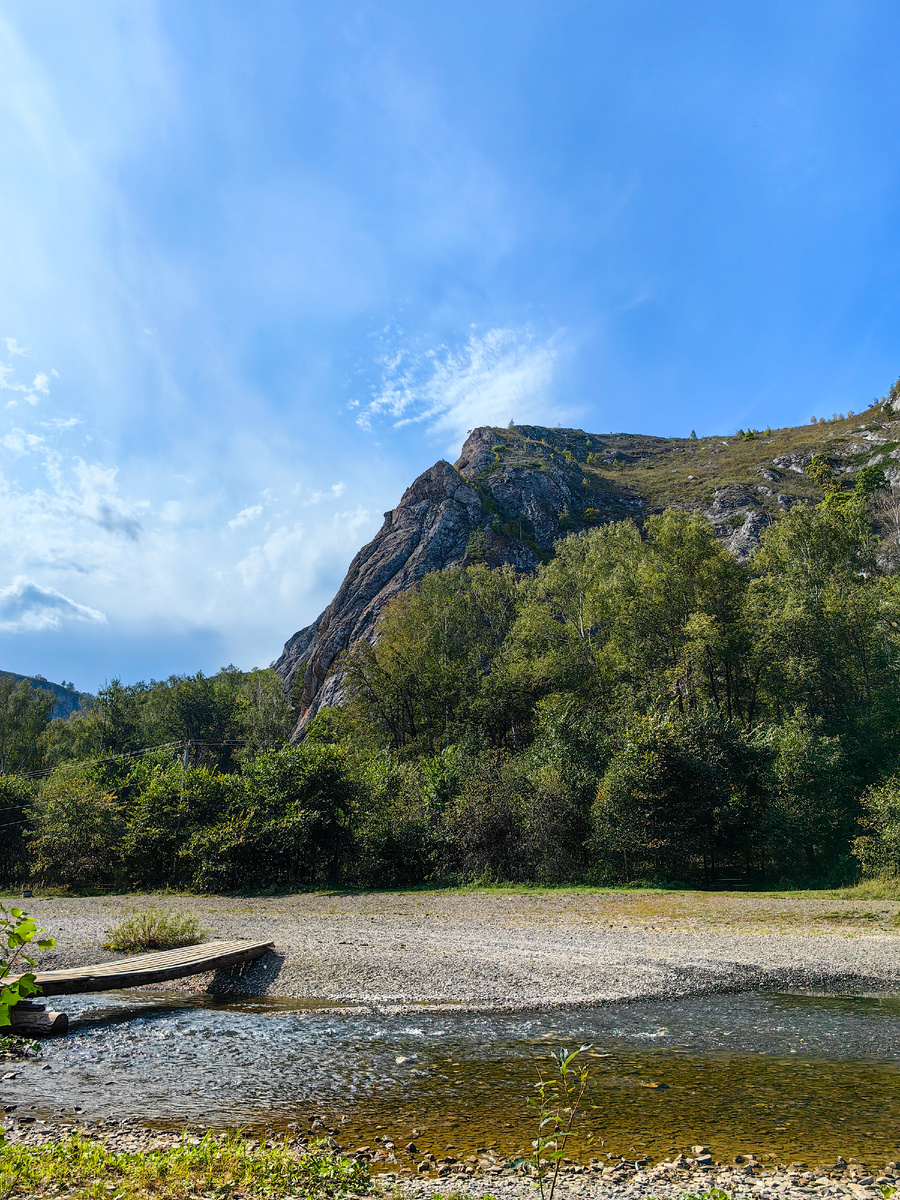 Вид из центра ущелья