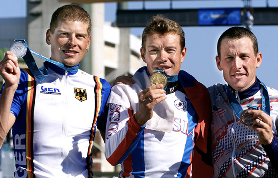Вячеслав Екимов с соперниками на Олимпиаде в Сиднее
