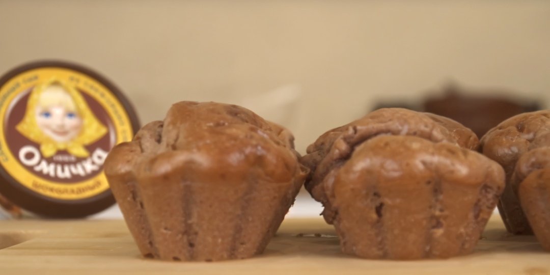 Воздушные кексы с «Омичкой»